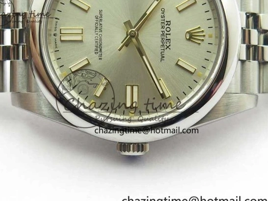 0125 WeatherProof Oyster Perpetual 41mm 124300 BP Maker Best Edition Silver Dial on SS Jubilee Bracelet A 2639